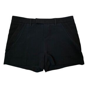 IRO NWT Black Flat Front Pocket Solid Shorts 10 42